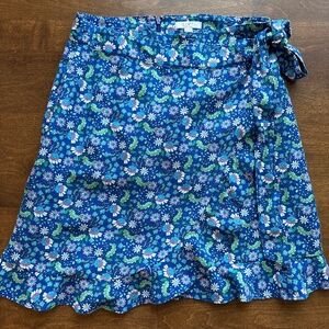 Loft wrap side-tie skirt - 4 petite